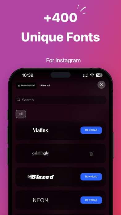 Screenshot #2 pour StoryFont for Instagram Story