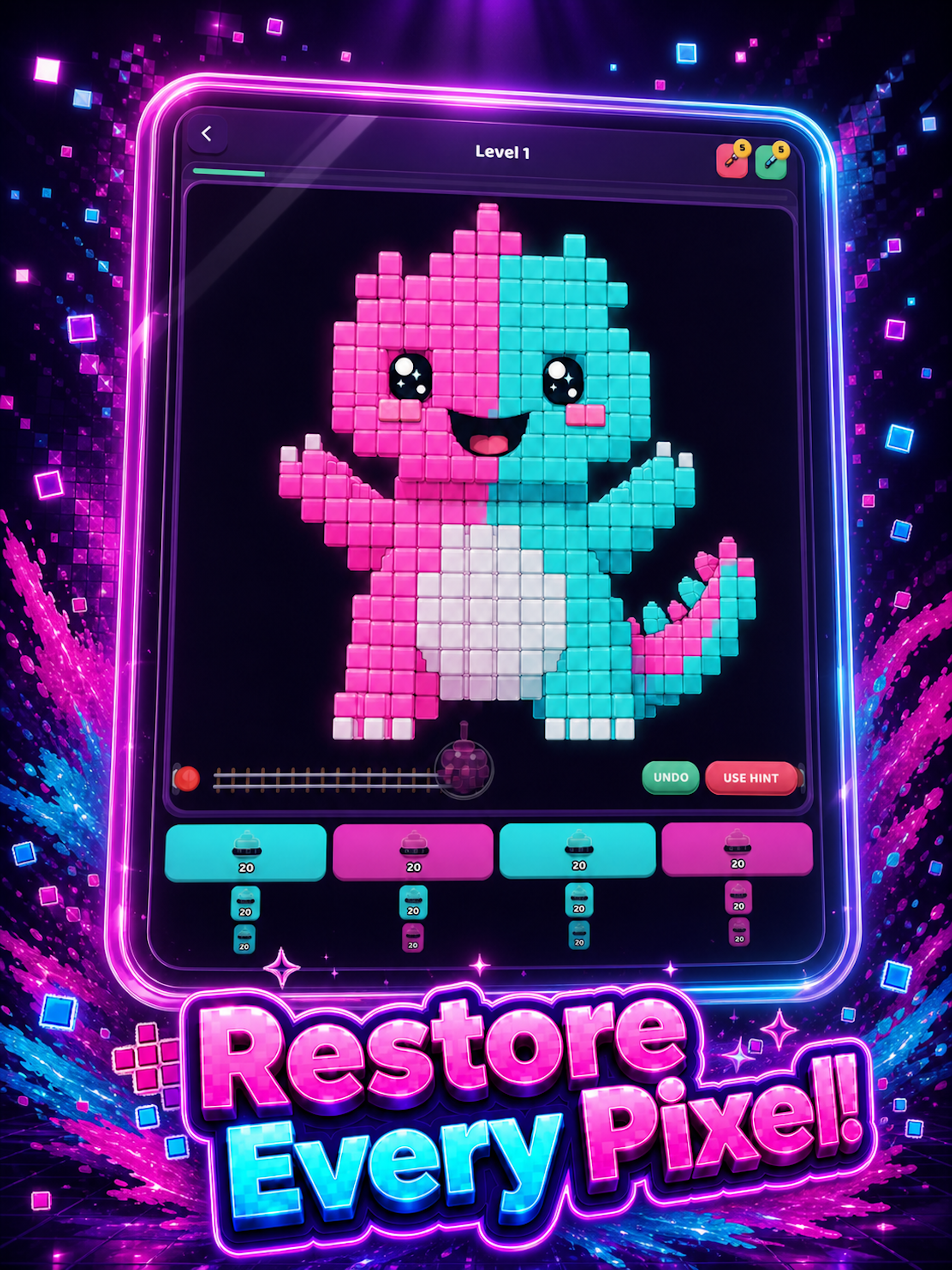 Reverse Canvas: Pixel Puzzle screenshot 8