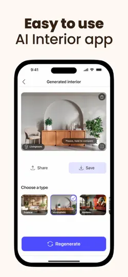 Capture d'écran de AI Home Renovation & Remodel sur iPhone 6