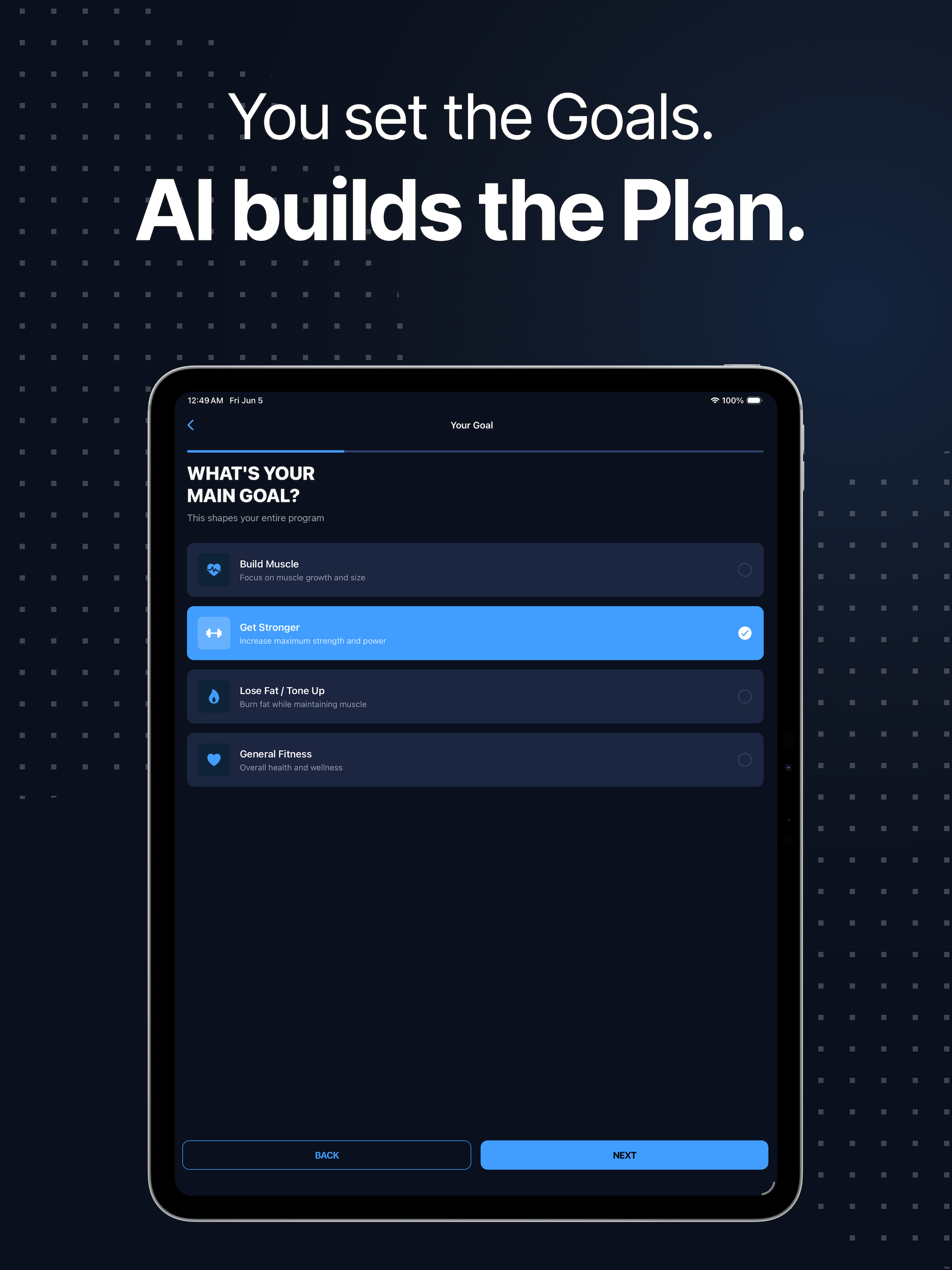 Tracklift AI Fitness Tracker