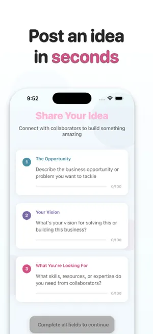 TeamFinder App screenshot 1