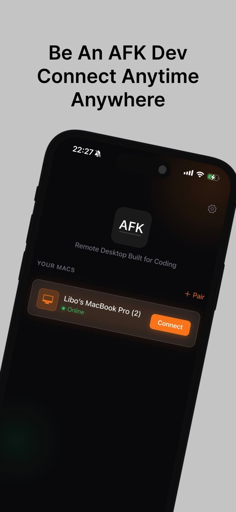 AFK Remote - Developer Tools App | MWM