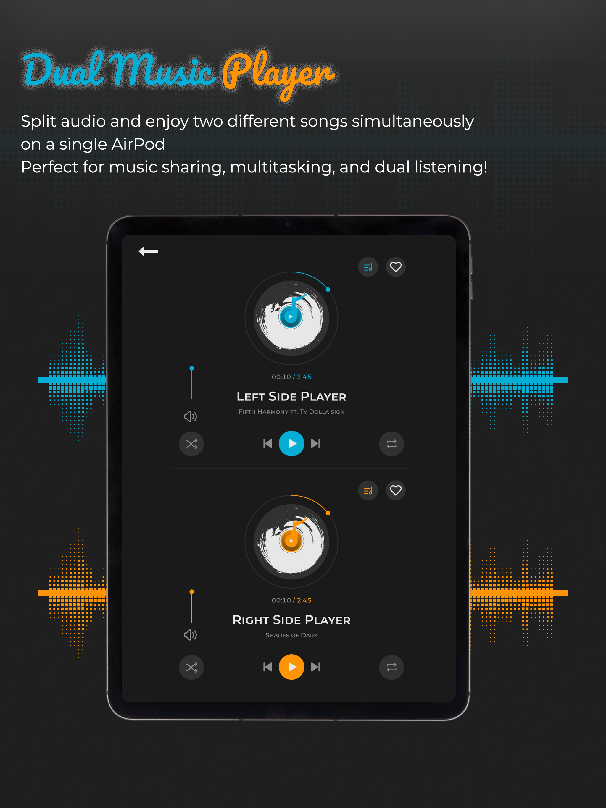 Split Music Player: Dual Audio screenshot 12
