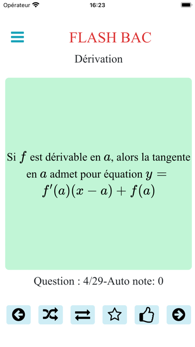 Flash Bac Maths Screenshot