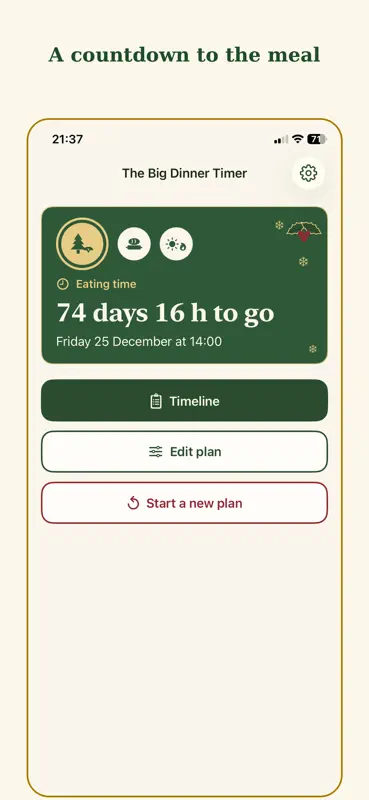 The Big Dinner Timer screenshot 5 of 8