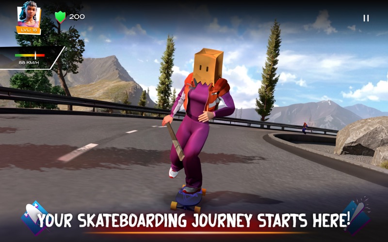 Skateboard Racer: Longboard 3D Screenshot
