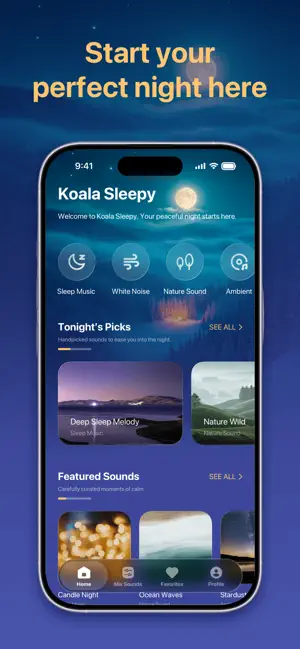 Koala Sleepy - Sleep Sounds screenshot 1