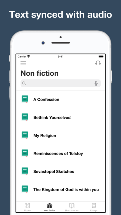 Leo Tolstoy's Complete Works Screenshot