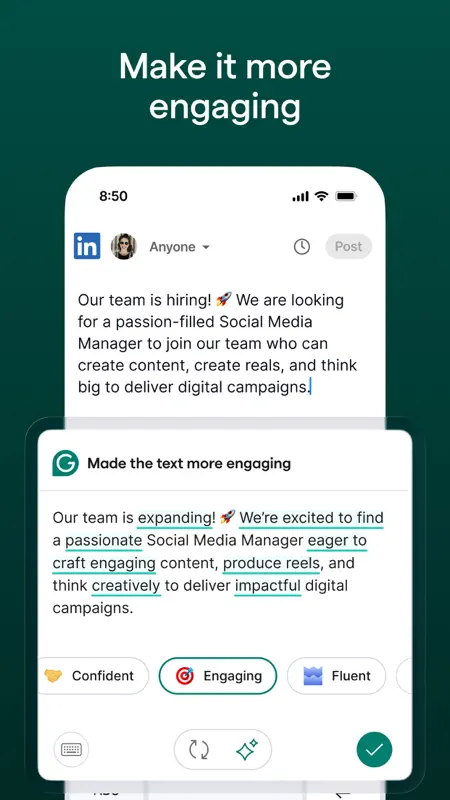 Grammarly: AI Keyboard & Voice screenshot 5 of 10