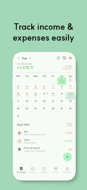 Green Ledger: Expense & Budget screenshot 1