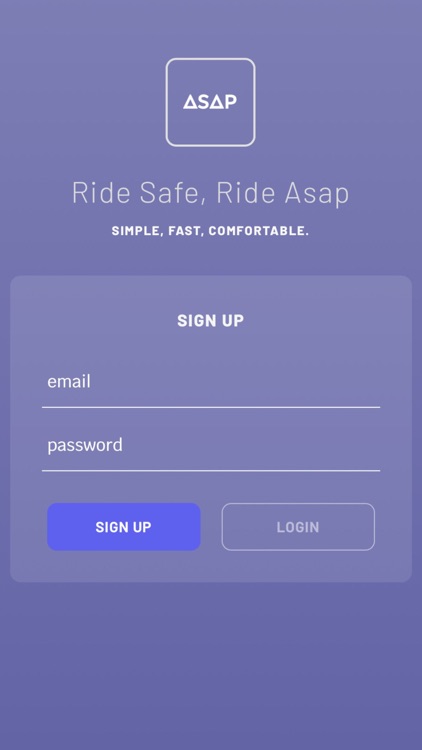 Asap - Request a Ride