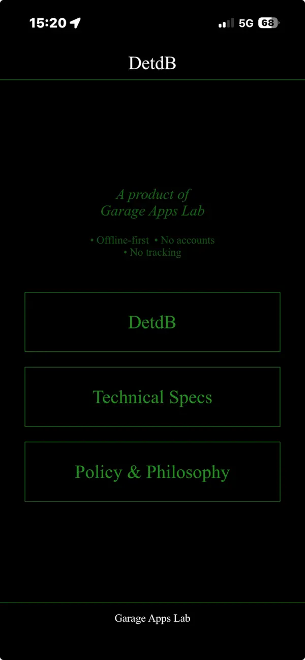 Screenshot #2 pour DetdB