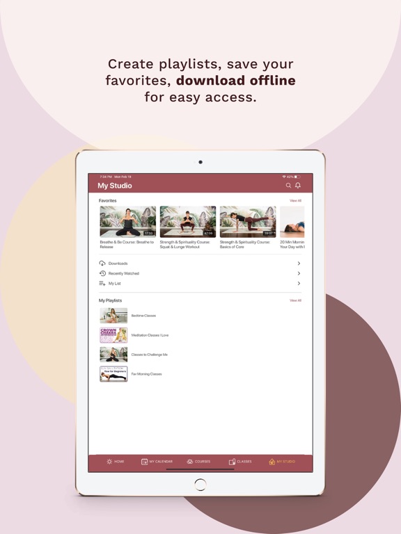 BODY MIND SOUL STUDIO iPad screenshot 8 - Health & Fitness app