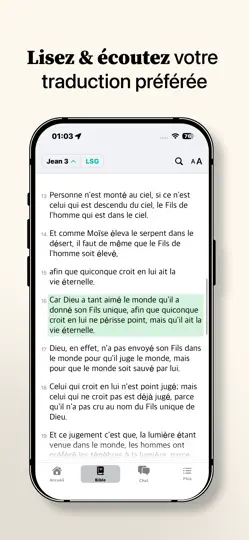Capture d'écran de Amen - Chat Bible sur iPhone 5