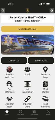 Jasper Co Sheriff's Department Screenshot 1 of 3