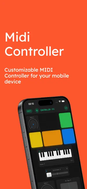 MIDI Controller PRO WiFi, USB screenshot 1