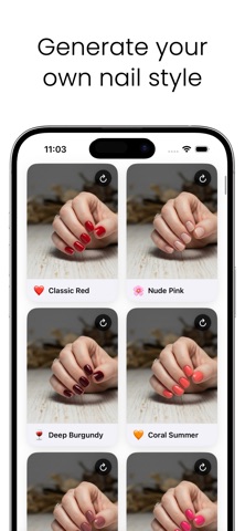 AI Nails - Try On Nail Art iPhone screenshot