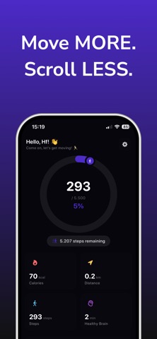 Steps to Unlock: Walk More iPhone screenshot