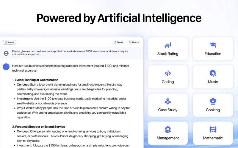 Screenshot #2 pour Think AI: Ask Chatbot Anything