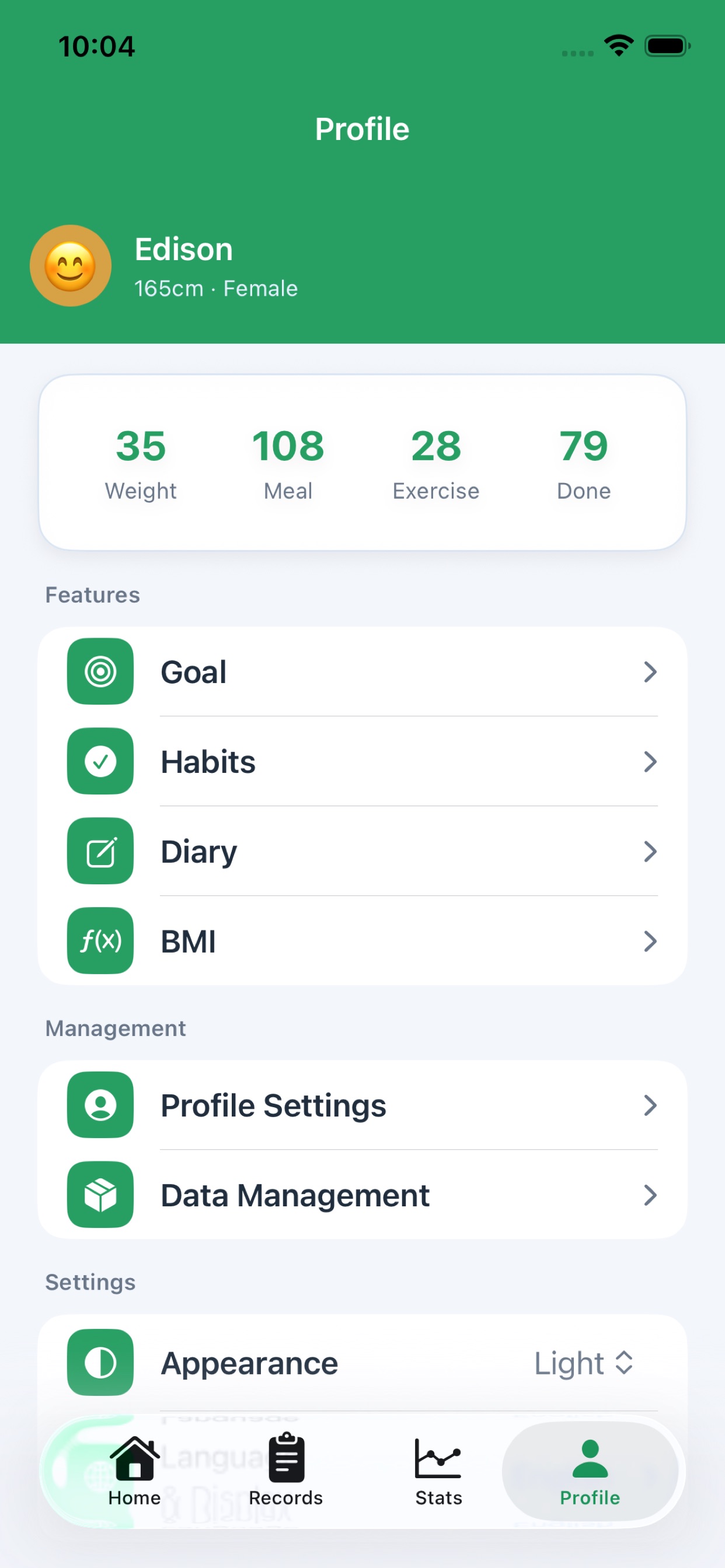 Screenshot 4 of Daily Weight - BMI Tracker
