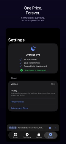 Drowse - Sleep Sounds Mixer Screenshot 5 of 5