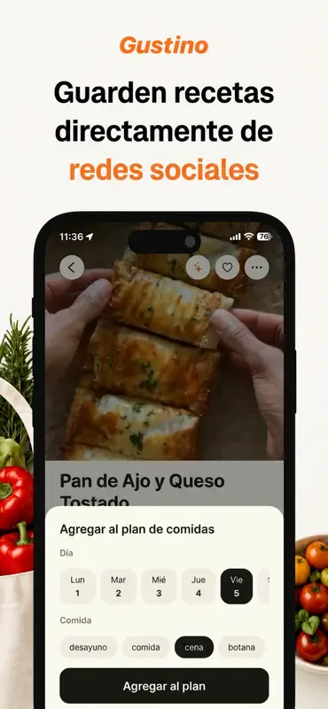Gustino: Recetas y Menú screenshot 6 of 6