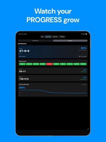 Squash Scoreboard: Nick iPad screenshot