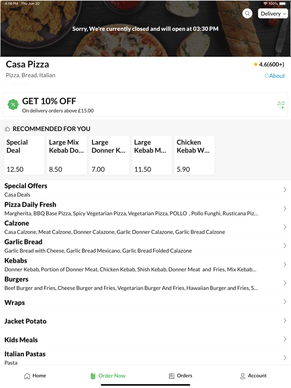 Screenshot #6 pour Casa Pizza Liverpool,