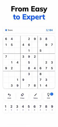 Скриншот Sudoku Master - Number Puzzle на iPhone 2