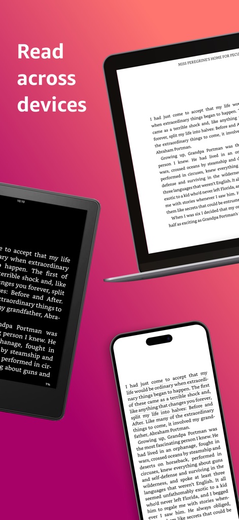 Amazon Kindle: Reading App - Cross-Device Sync