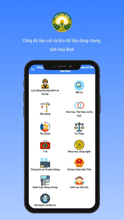 Cổng dữ liệu tỉnh Hoà Bình screenshot-3