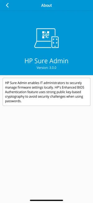HP Sure Admin screenshot 3