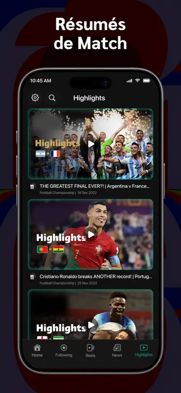 Scores en direct de Football screenshot 4 of 10