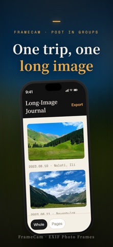 FrameCam - EXIF Photo Frames Screenshot 2 of 8