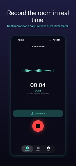 SpectraWave Recorder screenshot 1
