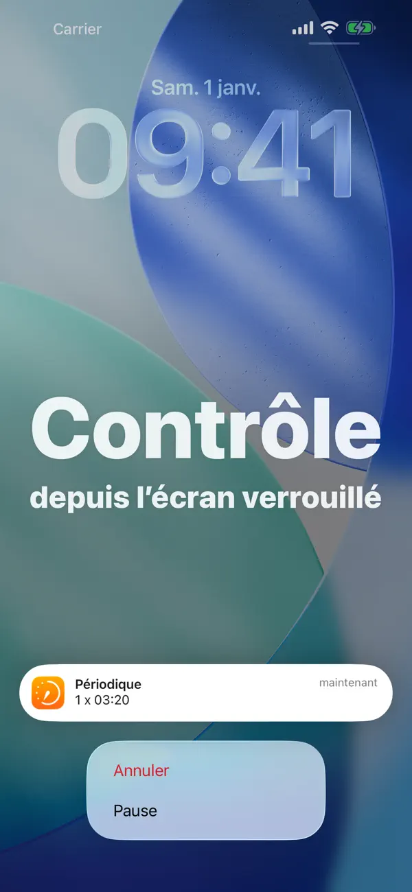 Screenshot #2 pour Minuteur Périodique