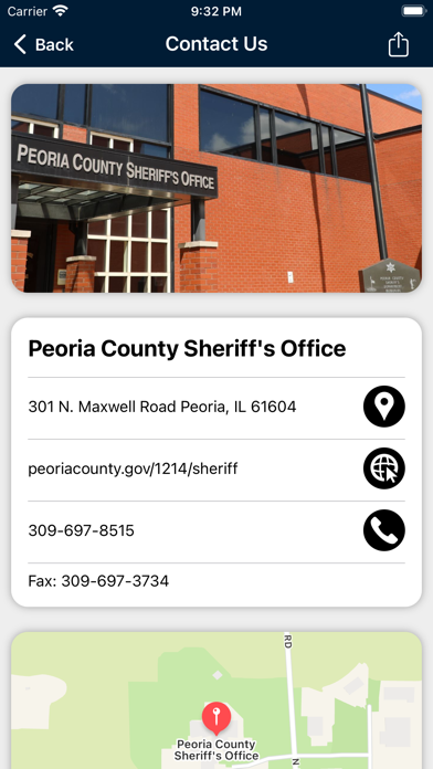 Peoria County Sheriff’s Office Screenshot