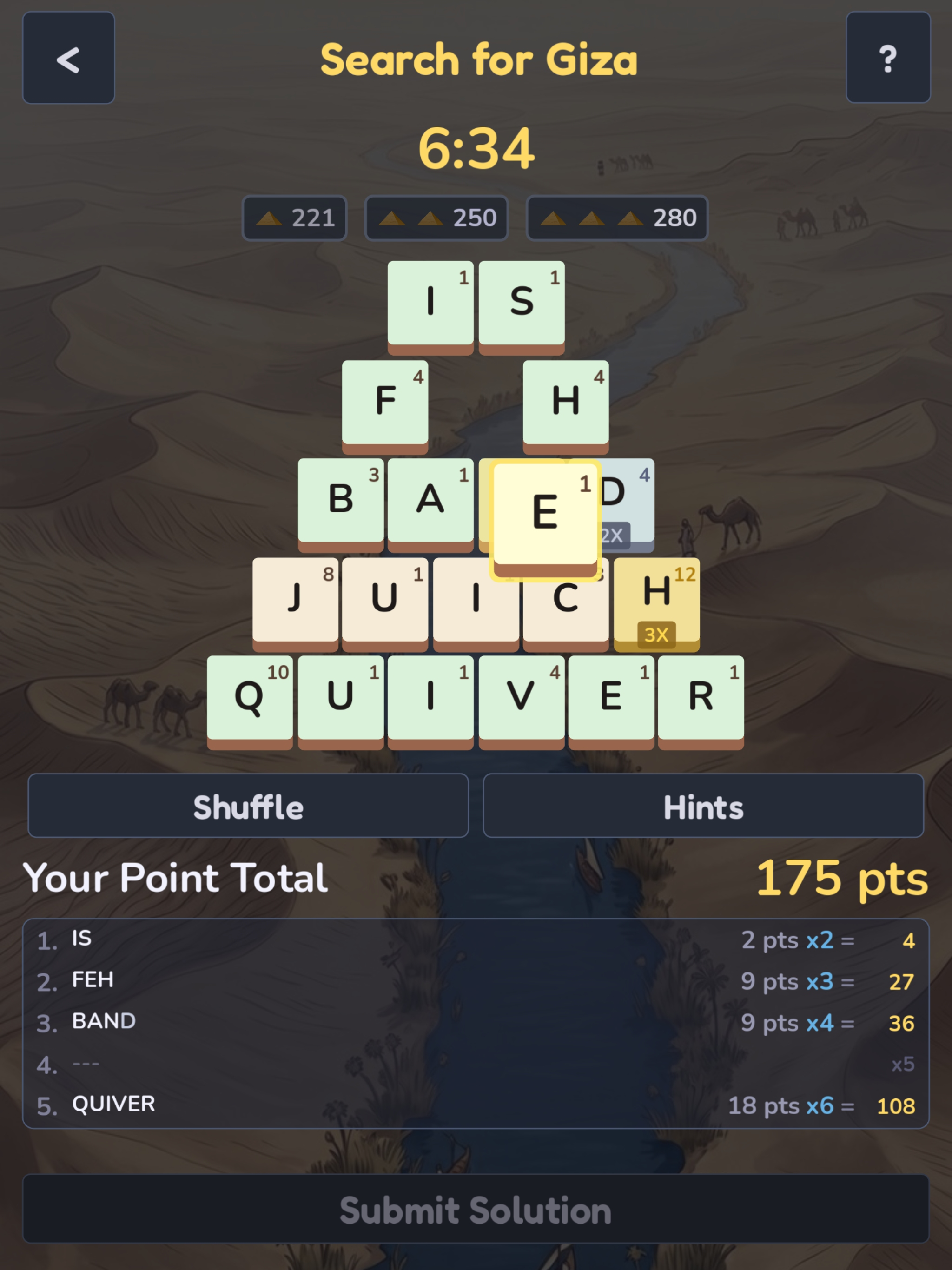 Pyramiddle - Daily Word Puzzle screenshot 16