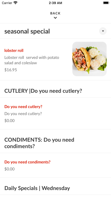 App screenshot
