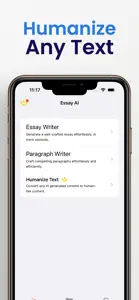 Essay AI° screenshot #2 for iPhone