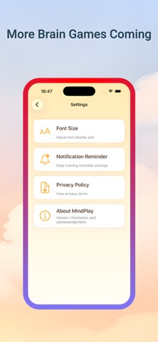 MindPlay: Brain Training Games Screenshot 5 of 5