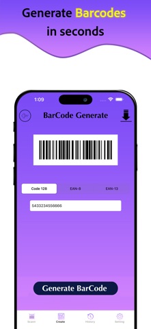 QR Code Scanner, Bar-code Scan Screenshot 2 of 6