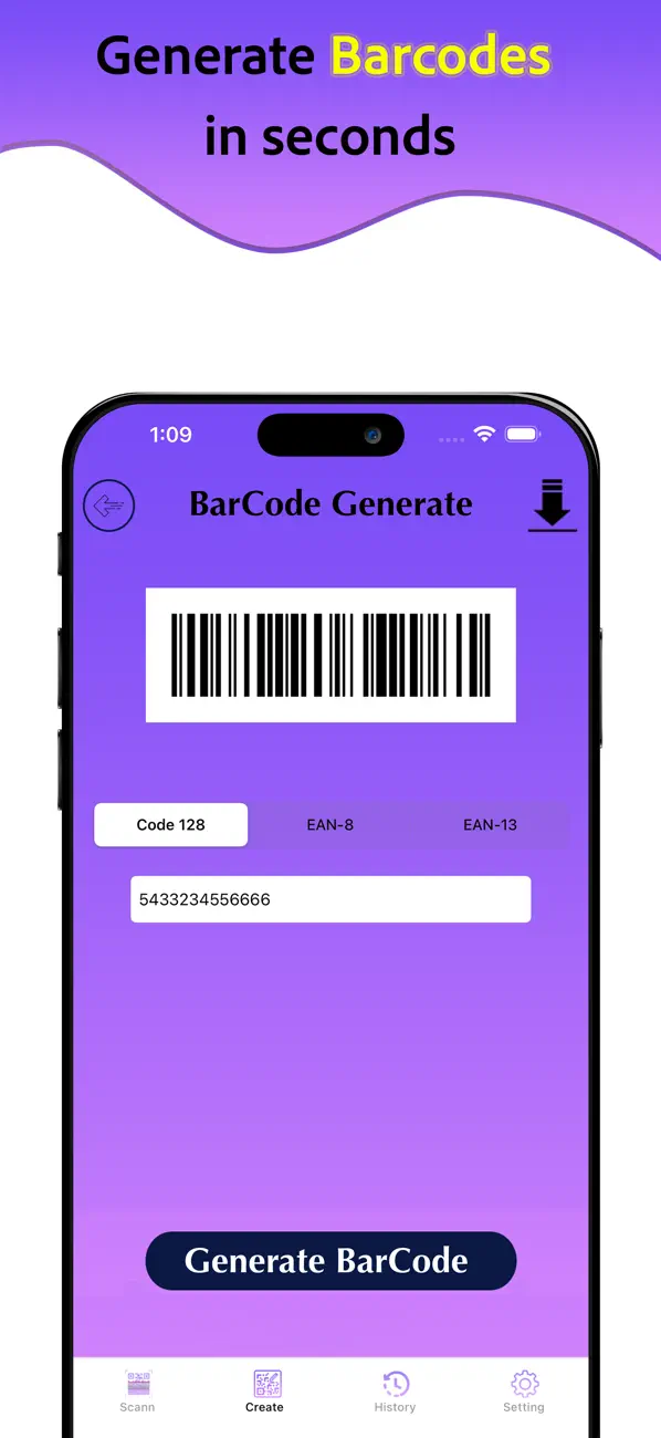 #2. QR Code Scanner, Bar-code Scan (iOS) Ved: Fahad Manzoor