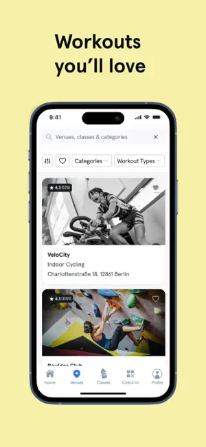 Urban Sports Club iPhone screenshot 2