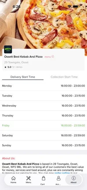 Ossett Best Kebab And Pizza screenshot 3