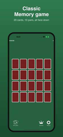 Solitaire / Memoria20 iPhone screenshot