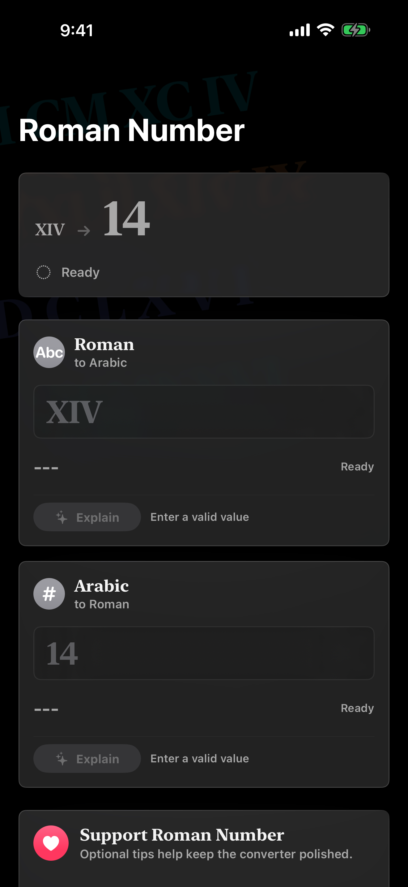 Roman Number Converter