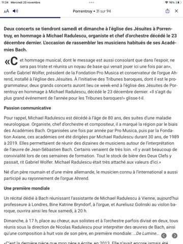 Le Quotidien Jurassien iPad screenshot