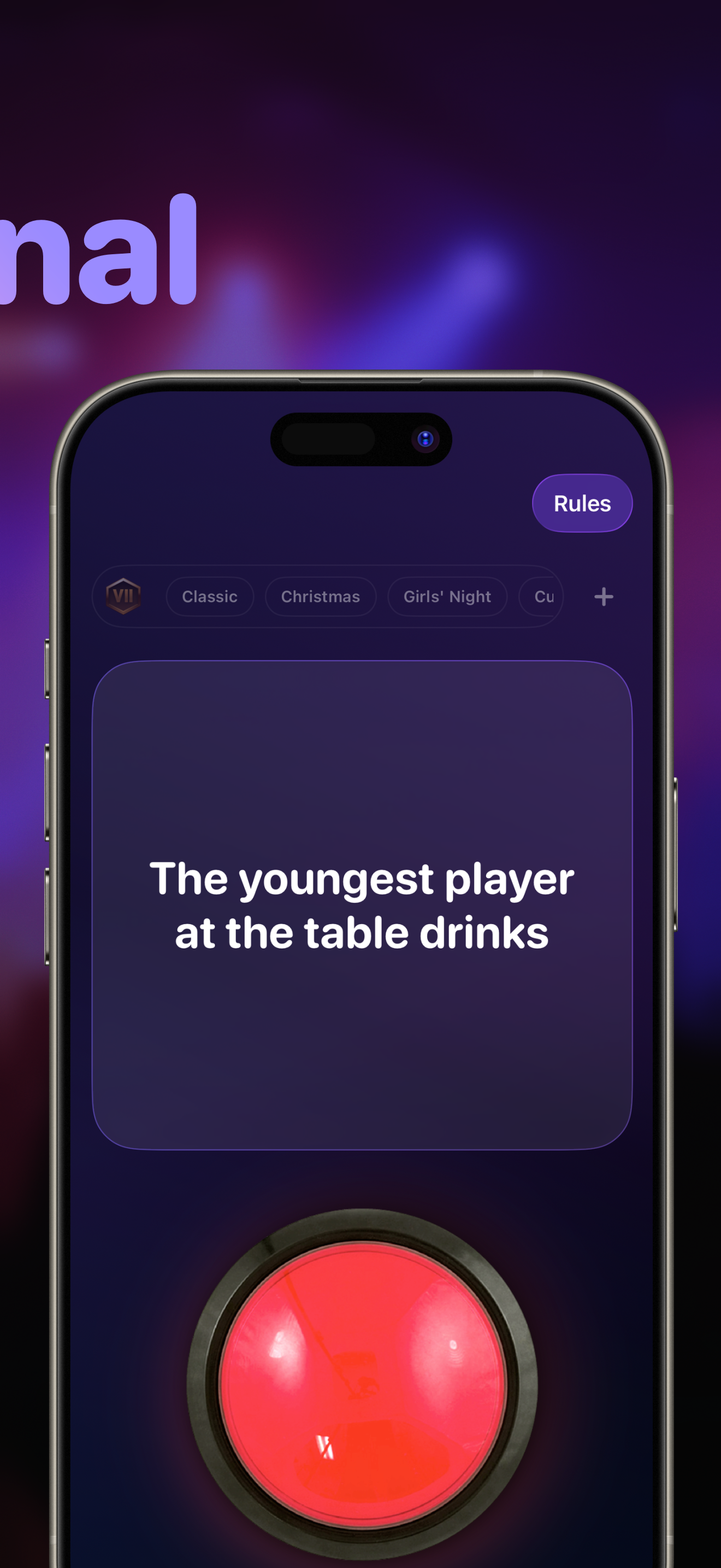 Drinking Game ("The Button") screenshot 2