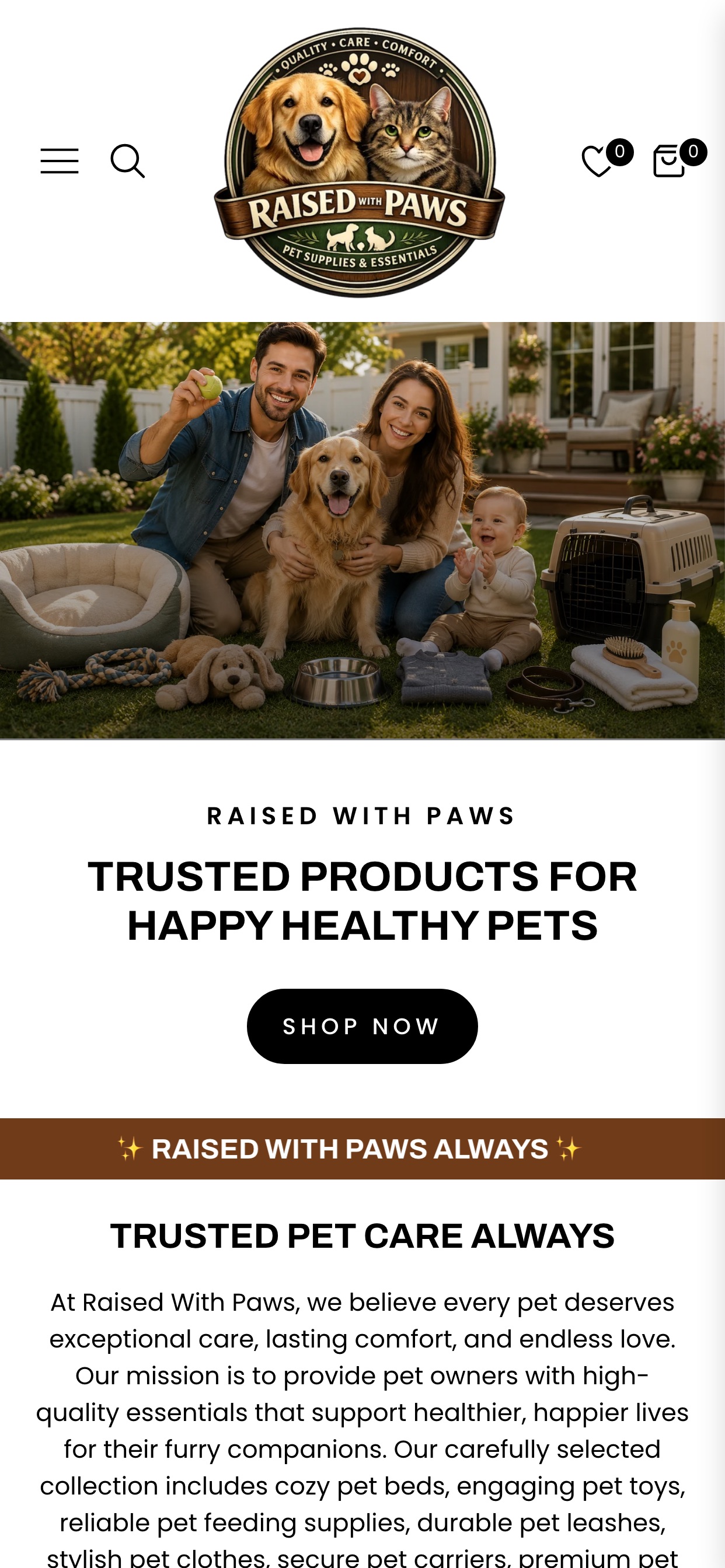 Screenshot 1 of Raised With Paws